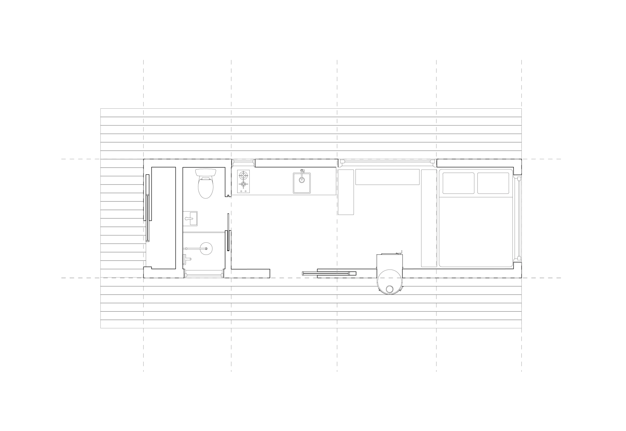 Floor plans of the ONE Node unit.